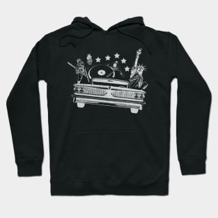 Funny American Theme Design Hoodie